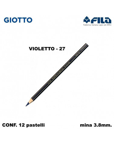 GIOTTO PASTELLO SUPERMINA N.27 VIOLETTO 27 [12PZ]