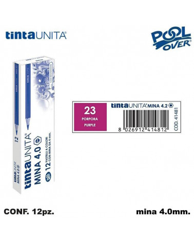 TINTA UNITA PASTELLO MINA 4MM. PORPORA 23 41481 [12PZ]