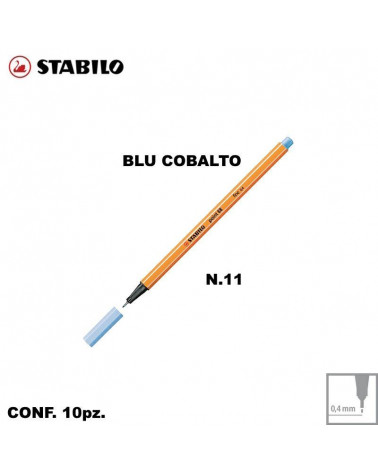 STABILO POINT 88 N.11 BLU COBALTO [10PZ]