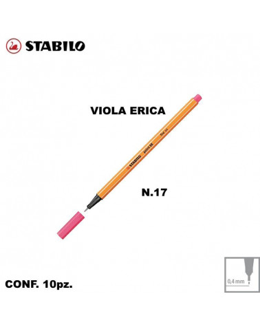 STABILO POINT 88 N.17 VIOLA ERICA [10PZ]
