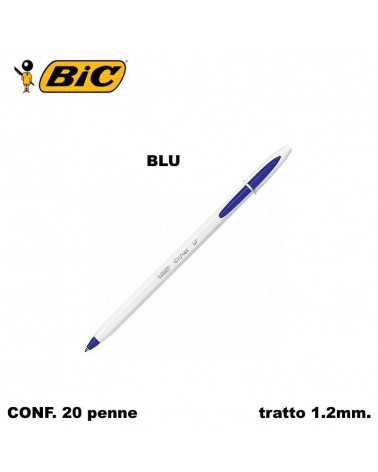 BIC SFERA CRISTALL UP BICOLOR 20PZ BLU