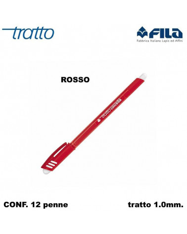 TRATTO SFERA CANCELLIK  ROSSO-FILA [12PZ]