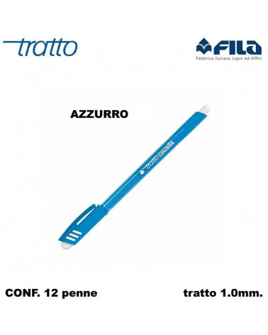 TRATTO SFERA CANCELLIK  AZZURRO-FILA [12PZ]