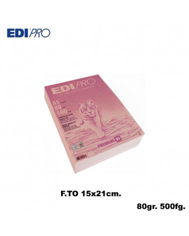 EDIPRO CARTA A5 80gr. 500fg. FOTOCOPIE