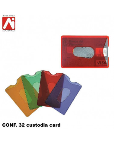 ALPLAST CUSTODIA CARD MORBIDA 901 [32PZ]