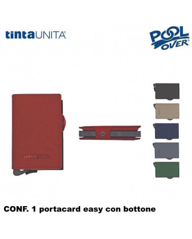 TINTA UNITA PORTACARDS EASY C/BOTTONE