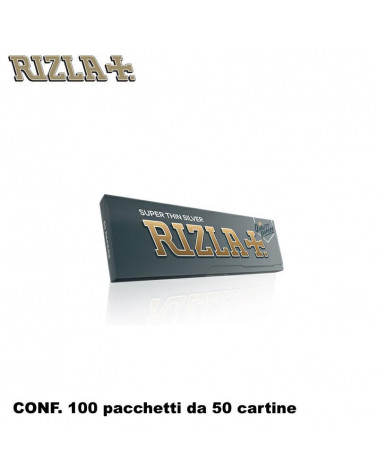 RIZLA CARTINE CORTA SILVER 50PZ x [100CF] (5000)