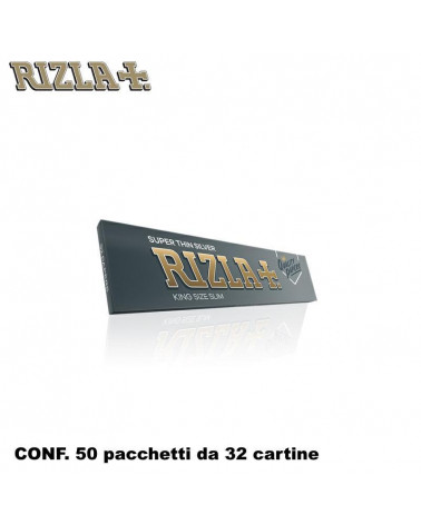 RIZLA CARTINE KS SILVER SLIM 32PZ x [50CF] (1600)