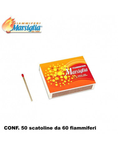 MARSIGLIA FIAMMIFERI CUCINA 50pz.