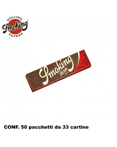CARTINE SMOKING GRANDI-BROWN [50PZ] (1650)