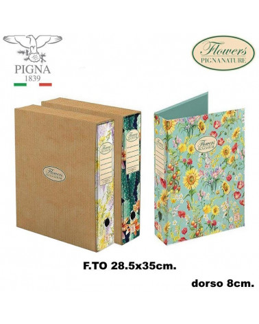 PIGNA REGISTRATORE 28X35 DORSO 8 NATURE