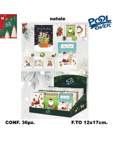 DEDICATO A TE ESP 36 BIGLIETTI 12x17 NATALE