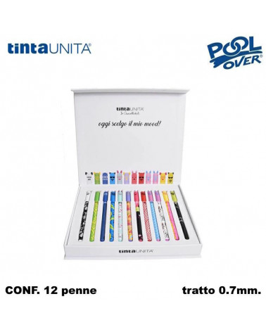 TINTA UNITA SCATOLA MAGNETICA 12 SFERA CANCELLABILE FASHION