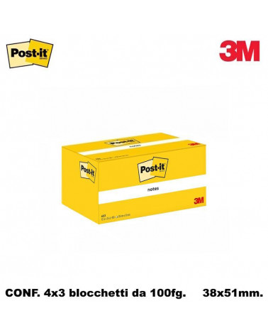 POST-IT 653 3M 38X51 [12PZ]