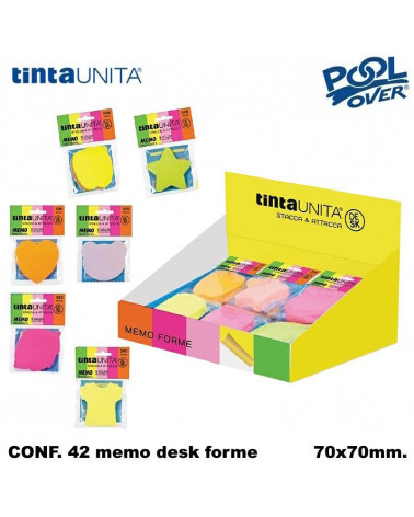 TINTA UNITA DISPLAY MEMO DESK FORME 70X70 100FG.51179 [42PZ]