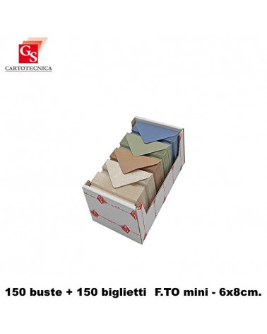 GS COMPLETO VISITA MINI CARTA RICICLATA 150/150 COL.ASS.
