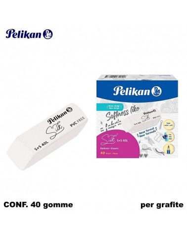 PELIKAN GOMMA S+S40L SILK 40PZMATITA