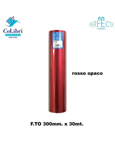 COLIBRI ROTOLO PERFECTA 300X30 ROSSO OPACO