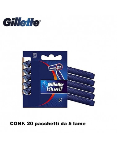 GILLETTE RASOIO BLUE II 20pz.