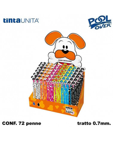 TINTA UNITA SLURPY ESP 72 PENNA CANCELLABILE 0.7 INK BLU/NERO