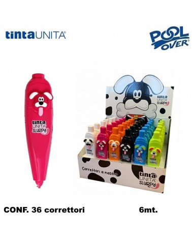 TINTA UNITA SLURPY ESP 36 CORRETTORE NASTRO A SCATTO 6mt.