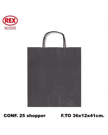 SADOCH BUSTE REGALO C/MANICO 36L 41H 12D  BLU-SHOPPER [25PZ]