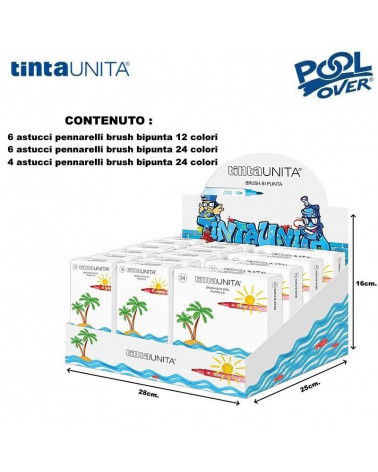 TINTA UNITA ESP PENNARELLI BRUSH BIPUNTA