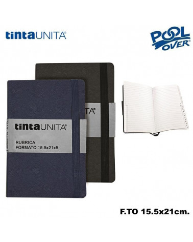 TINTA UNITA RUBRICA C/ELASTICO A5