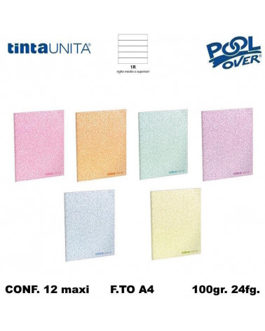 TINTA UNITA PASTEL GLITTER 50 SPECIAL MAXI 100gr.1R [12PZ]
