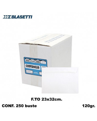 BLASETTI BUSTE 23X32 CAMPIDOGLIO  090-LETTERA POSTALI [250PZ]