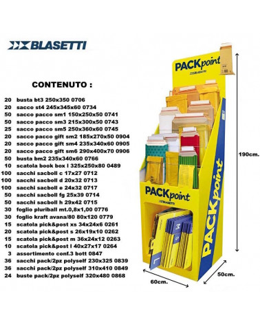 BLASETTI KIT ESP L PACKPOINT 0985 1000PZ.