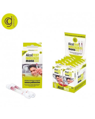 ALCOL TEST ETILOMETRO MONOUSO 2pz.