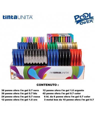 ASS.TO TINTA UNITA PENNA SFERA I'M GEL
