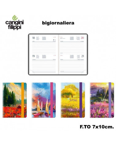 CANGINI FILIPPI AGENDA BIGIORNALIERA 7X10 110ZE