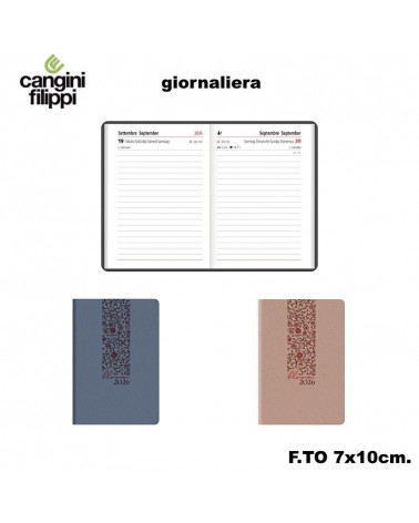 CANGINI FILIPPI AGENDA GIORNALIERA 7X10 115WD