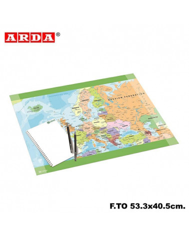 ARDA SOTTOMANO PLASTICA GEO EUROPA 53,3x40,5cm.
