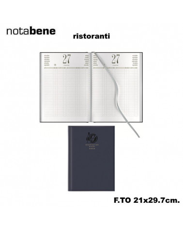 NOTABENE AGENDA RISTORANTI 21X29,7 1001C MADRID BLU