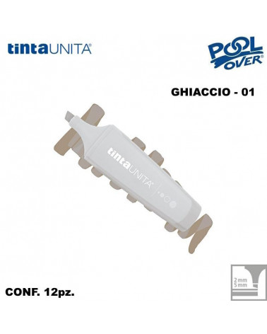 TINTA UNITA EVIDENZIATORE PALETTE GHIACCIO 01 12PZ.