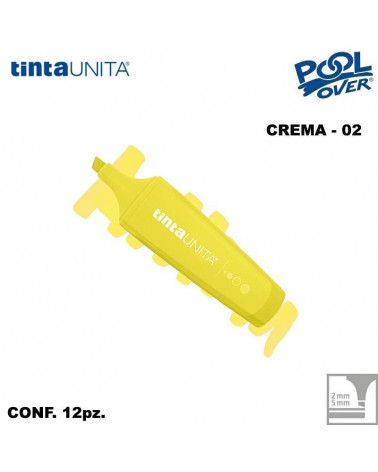 TINTA UNITA EVIDENZIATORE PALETTE CREMA 02 12PZ.