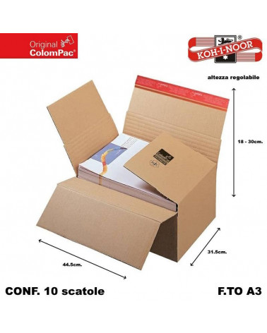 COLOMPAC SCATOLA AMERICANA A3 [10PZ]