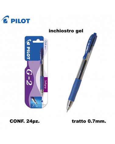 PILOT SFERA G2 24 BLISTER 1PZ.BLU