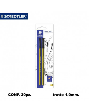 STAEDTLER SFERA 434 20 BLISTER 2PZ.NERO