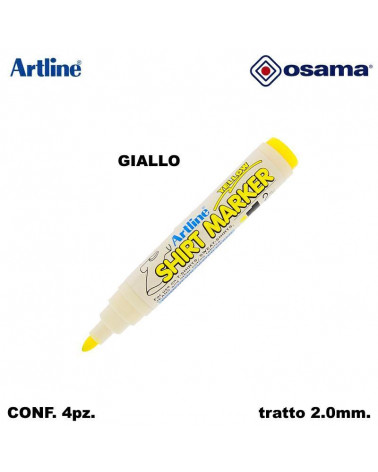 OSAMA MARCATORE PER STOFFA YELLOW/JAUNE T-SHIRT[4PZ]