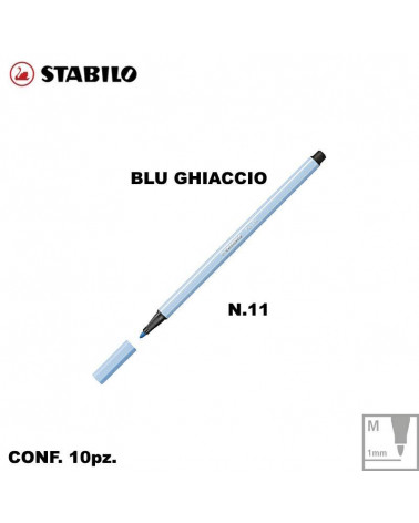 STABILO PEN 68 N.11 BLU GHIACCIO [10PZ]