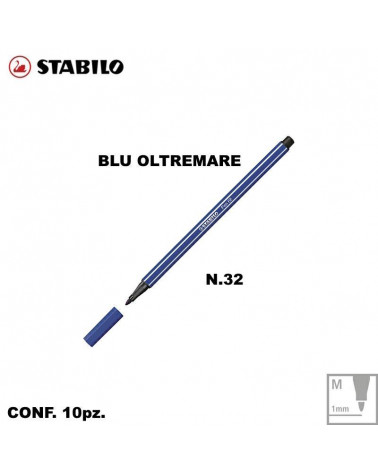 STABILO PEN 68 N.32 BLU OLTREMARE [10PZ]