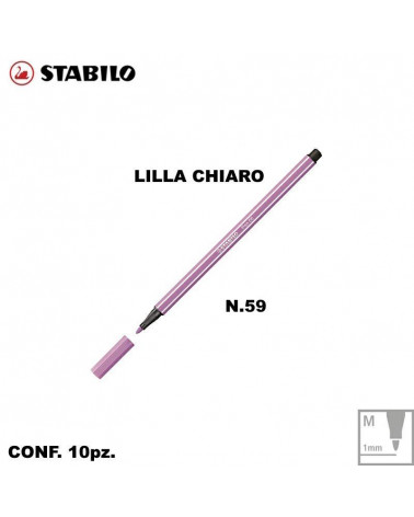 STABILO PEN 68 N.59 LILLA CHIARO [10PZ]