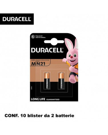 DURACELL 12 VOLTS X2PZ. BATTERIE-MN21 [10BL]