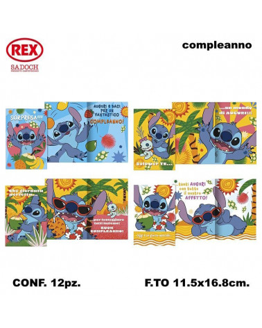 SADOCH BIGLIETTO PVC STITCH [12PZ]