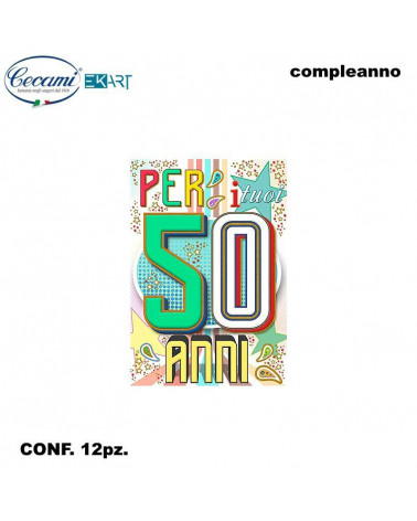 CECAMI BIGLIETTI I MIGLIORI ANNI 50 FA00179BC [12PZ]