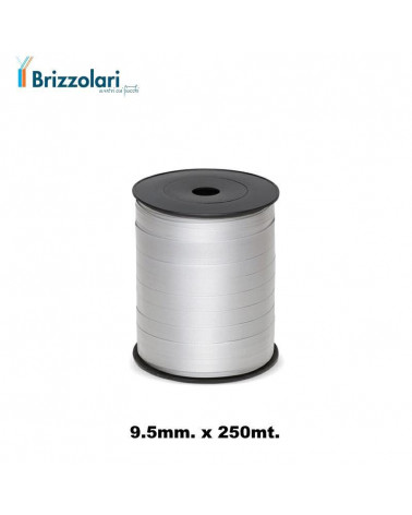 BRIZZOLARI ROCCHETTO MM9,5X250MT. ARGENTO 04-NASTRO
